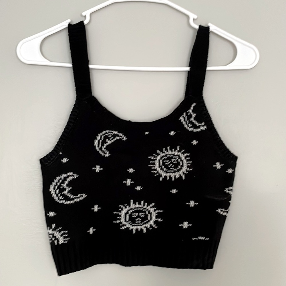 Crotchet Crop Sweater Tank 🌞🌛